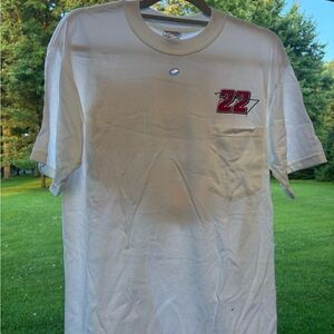 Nascar White and Red Short Sleeve Tee